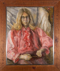 Margaret Robinson (1920-2016) - 20th Century Oil, Study in Pink