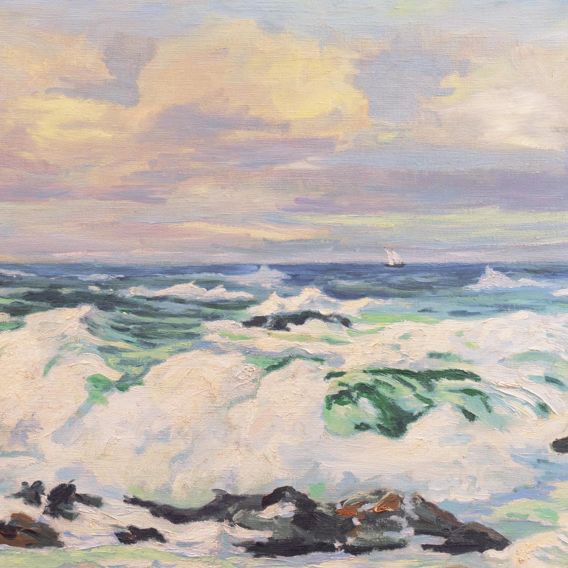„Pacific Surf at Sunset“, Oakland Museum, Women Painters of the West, SWA, GGE im Angebot 2