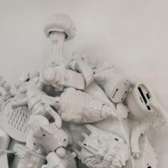 Margaret Roleke, Spielzeug, 2016, Kinderspielzeug, SprühEmaille, Holz