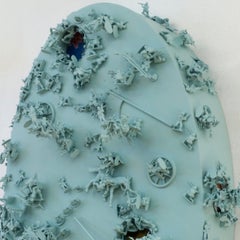 Margaret Roleke, War and Religion, 2016, children's toys, enamel, wood, LEDs