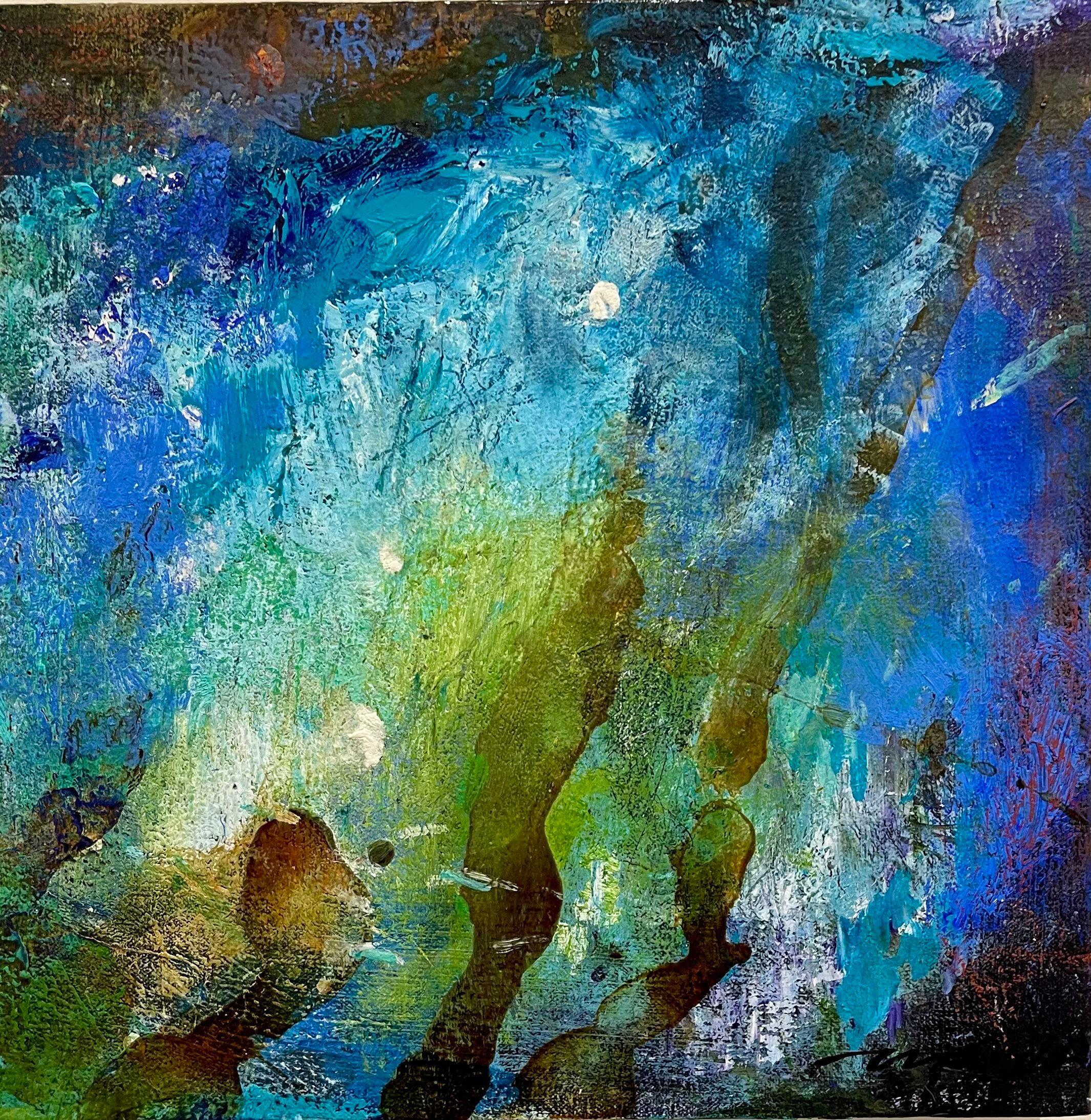 Margaret Ross Tolbert Abstract Painting - Song of Gaia