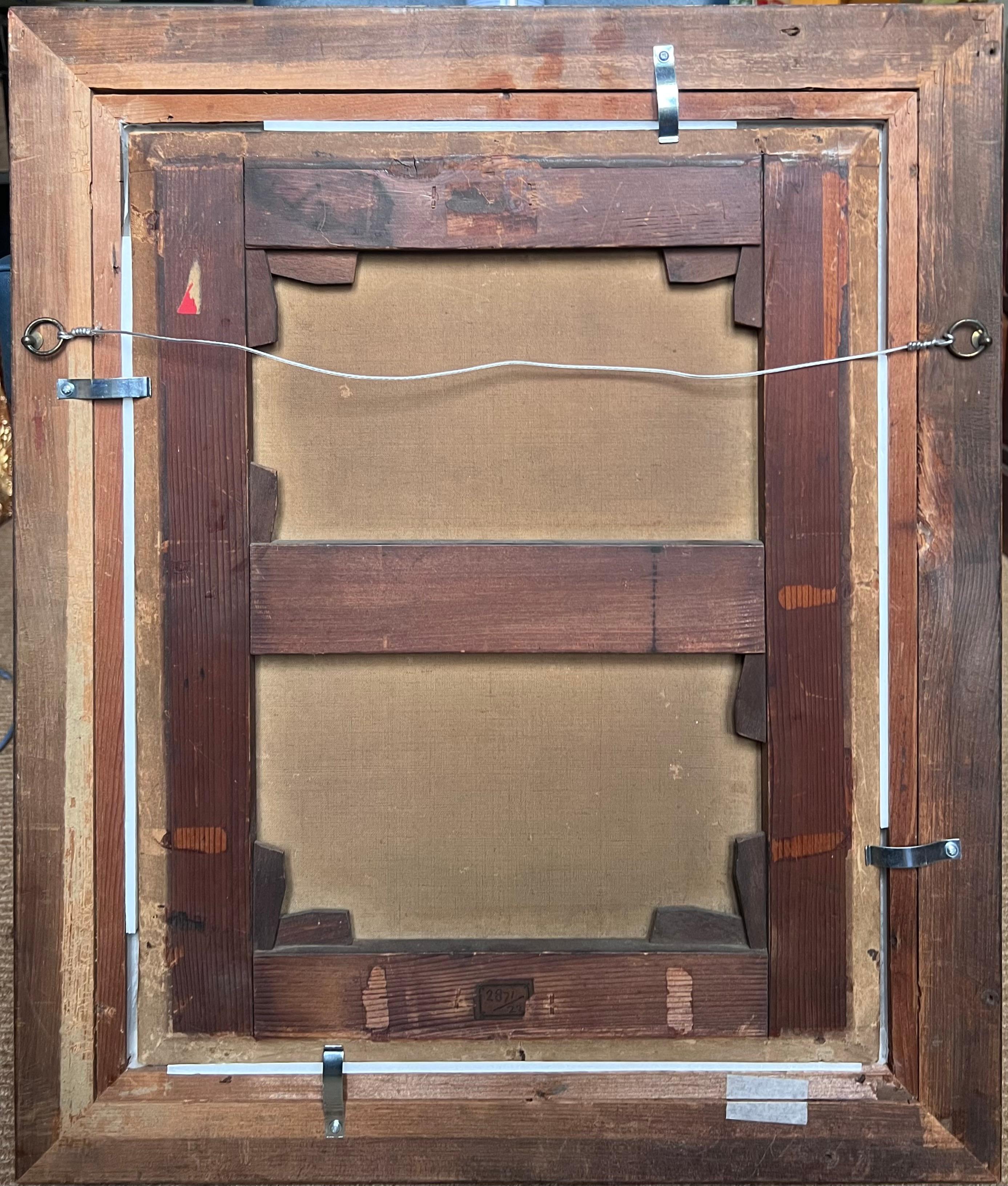 Porträt eines englischen Gentleman
Englische Schule, ca. 1830-1840
Kreis von Margaret Sarah Carpenter (1793-1872) unsigniert
Öl auf Leinwand, gerahmt in antikem Ahornholzrahmen
Gerahmt: 22 x 19 Zoll
Leinwand : 17 x 14 Zoll
Provenienz: