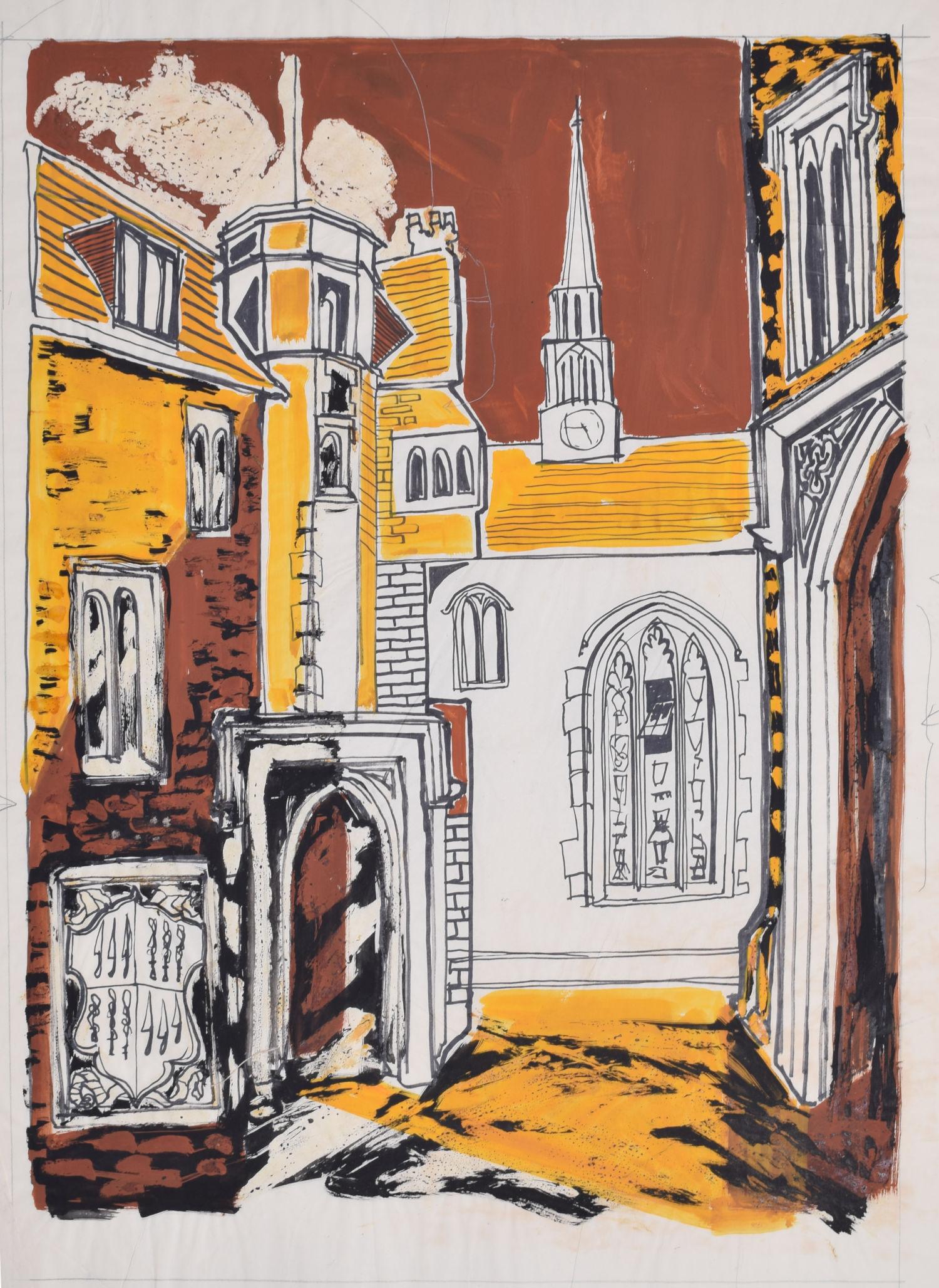 Para ver nuestras otras vistas de Oxford y Cambridge, desplácese hasta "Más de este vendedor" y debajo haga clic en "Ver todo de este vendedor" - o envíenos un mensaje si no encuentra la vista que desea.

Margaret Souttar (1914 - 1987)
Magdalene