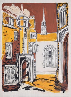 Magdalene College, Cambridge III painting by Margaret Souttar