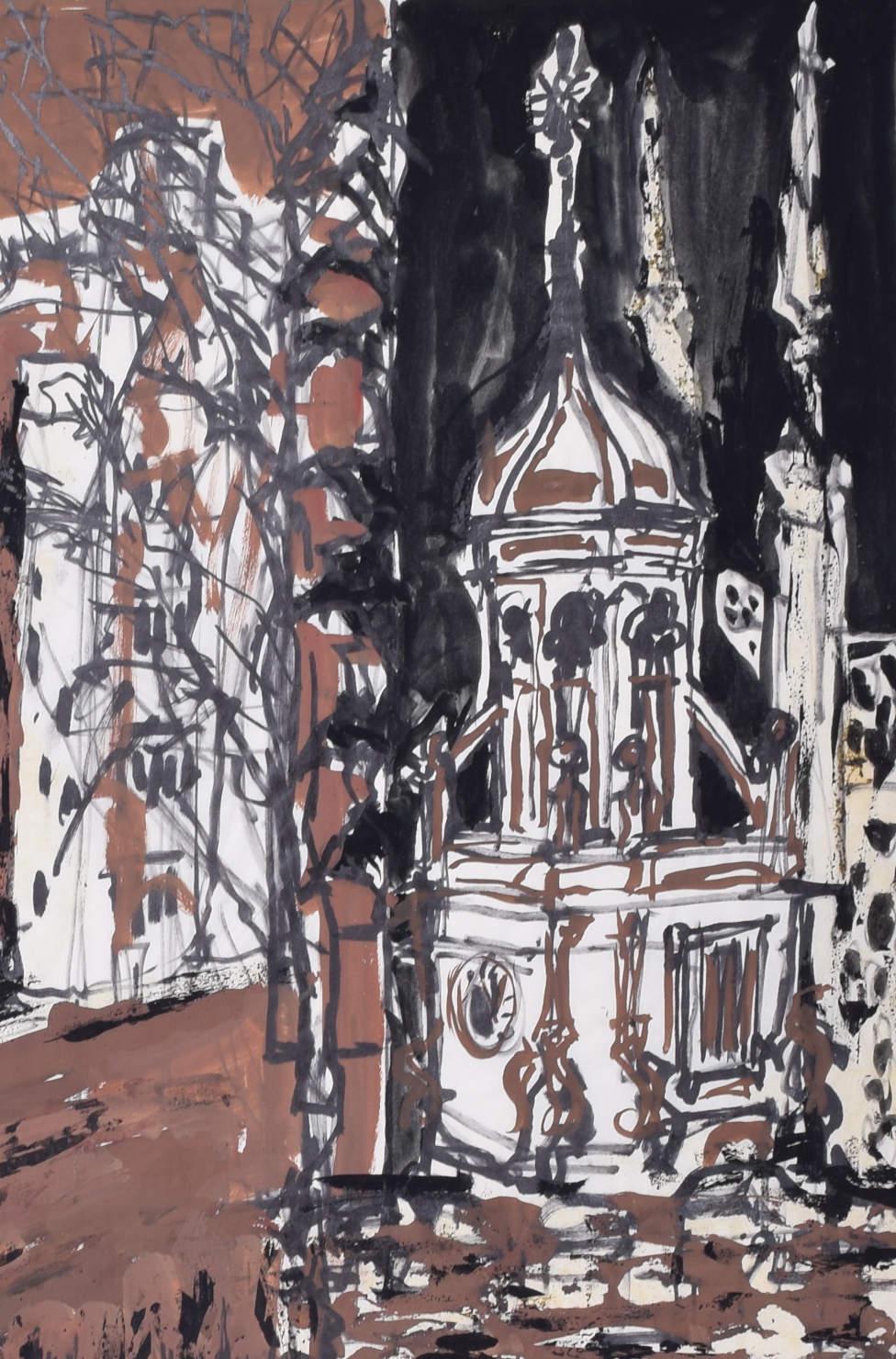 Selwyn College, Cambridge II dipinto di Margaret Souttar in vendita 1
