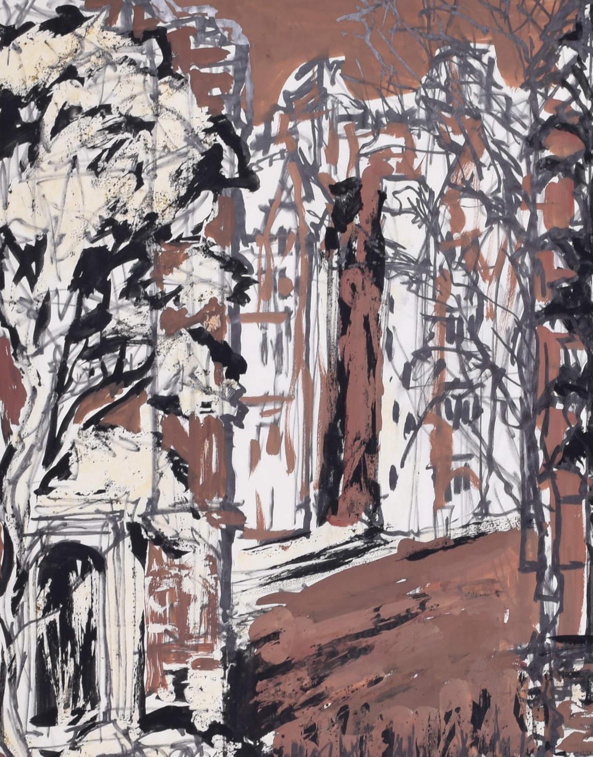 Selwyn College, Cambridge II dipinto di Margaret Souttar in vendita 4
