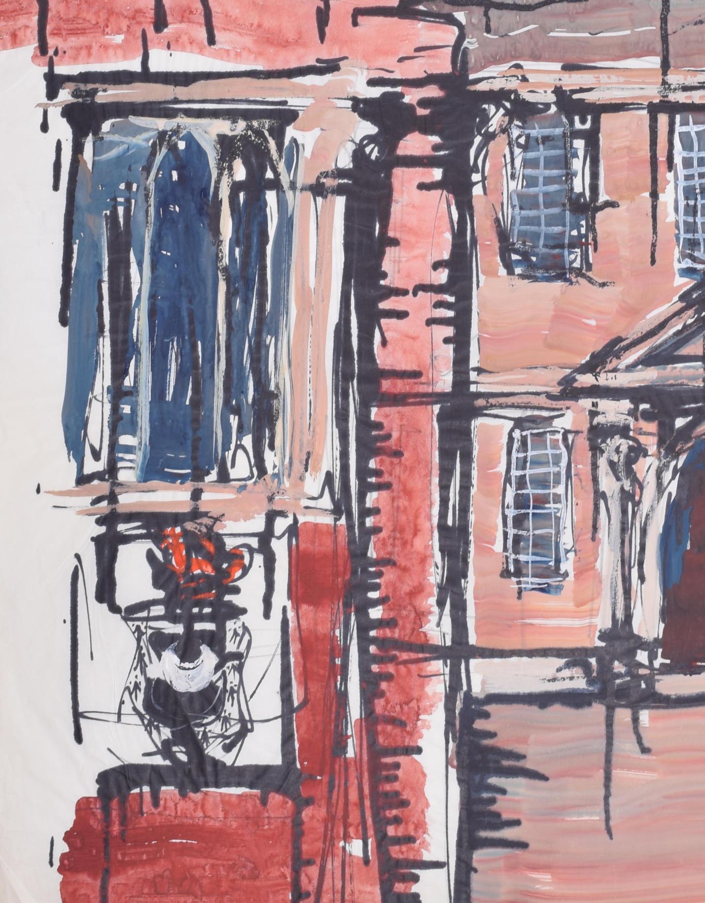 Trinity Hall, Cambridge IV pintura de Margaret Souttar 2