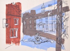 Trinity Hall, Cambridge painting by Margaret Souttar