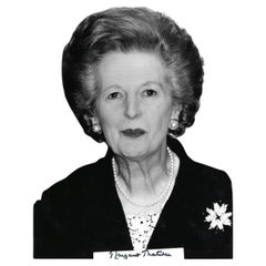 Margaret Thatcher, signierte Fotografie