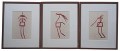Margaret Wharton Deconstructed Chair Lithograph Suite Art Prints Expressionism