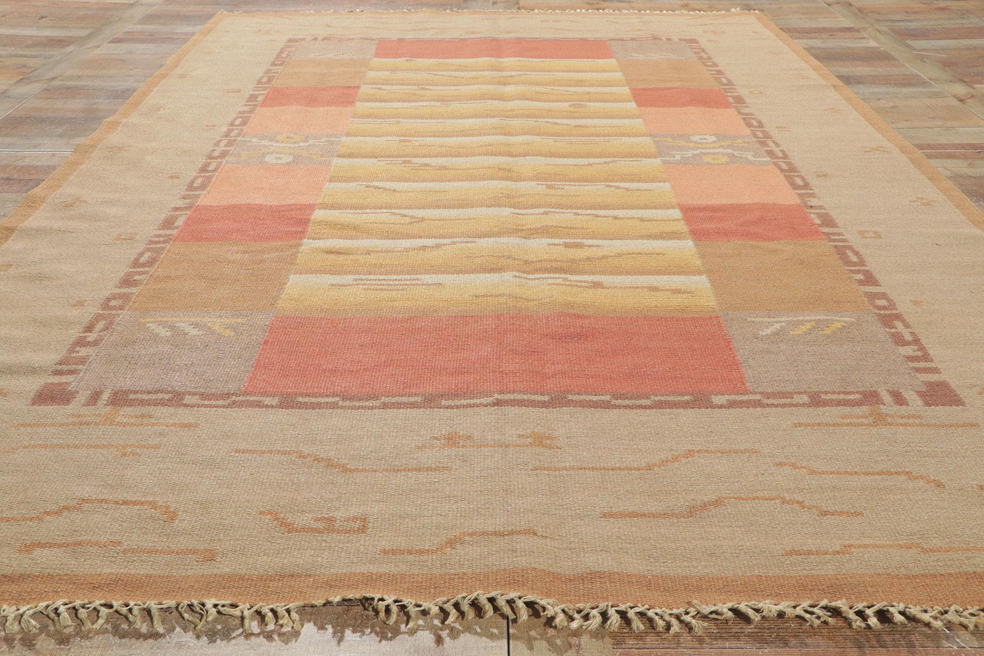 1920's Margareta Ahlstedt-Willandt Finnish Röllakan, Art Deco Bauhaus For Sale 8