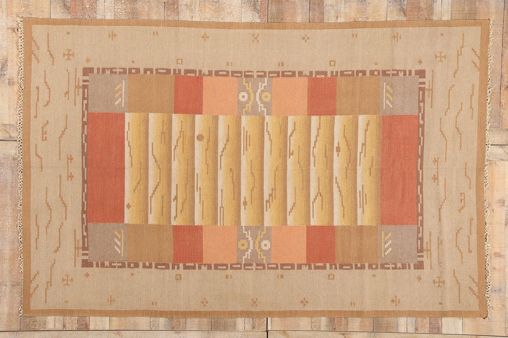 1920's Margareta Ahlstedt-Willandt Finnish Röllakan, Art Deco Bauhaus For Sale 9