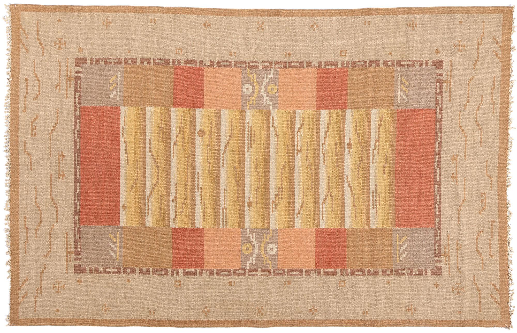 1920's Margareta Ahlstedt-Willandt Finnish Röllakan, Art Deco Bauhaus For Sale 11