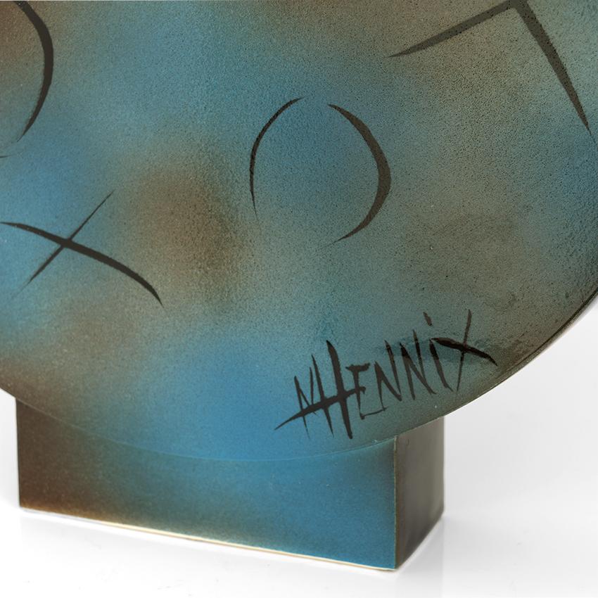 Margareta Hennix Vaso unico Studio A Gustavsberg firmato 1988 in vendita 6