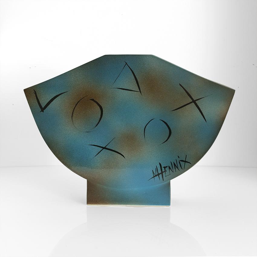 Margareta Hennix, grande vaso unico in ceramica con 