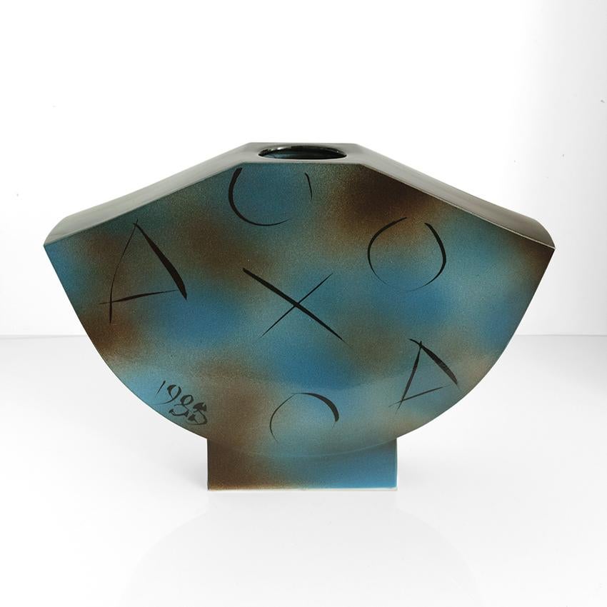Margareta Hennix Vaso unico Studio A Gustavsberg firmato 1988 in vendita 2