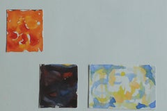 Elementen Watercolor by Margareta Treutiger, Scandinavian Modern, 1978