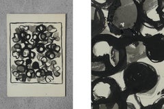 Margareta Treutiger, Vattenväxt, Mixed Media on Board, 1965