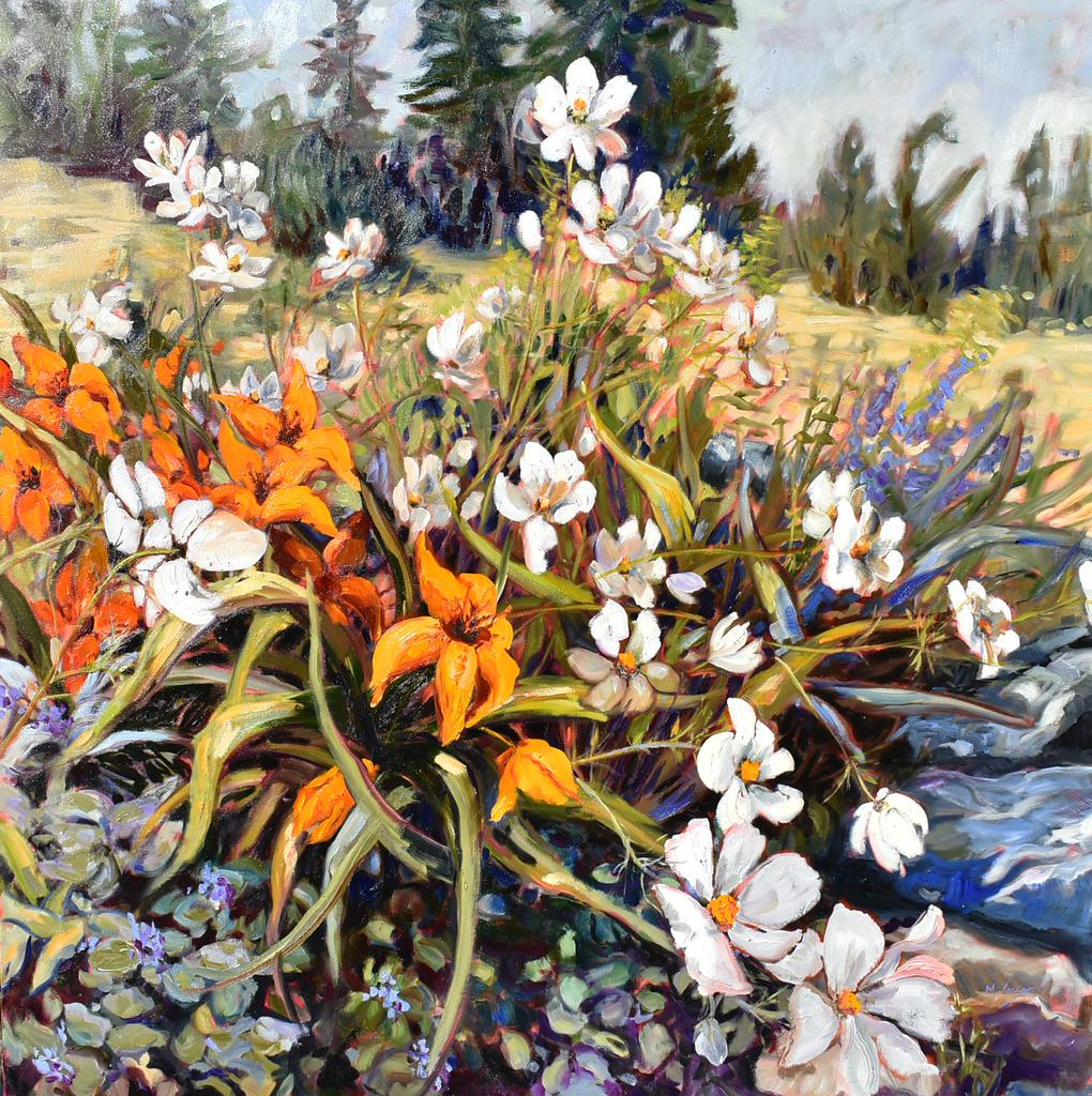 Abundance - Impressionist Painting by Margaretta Caesar