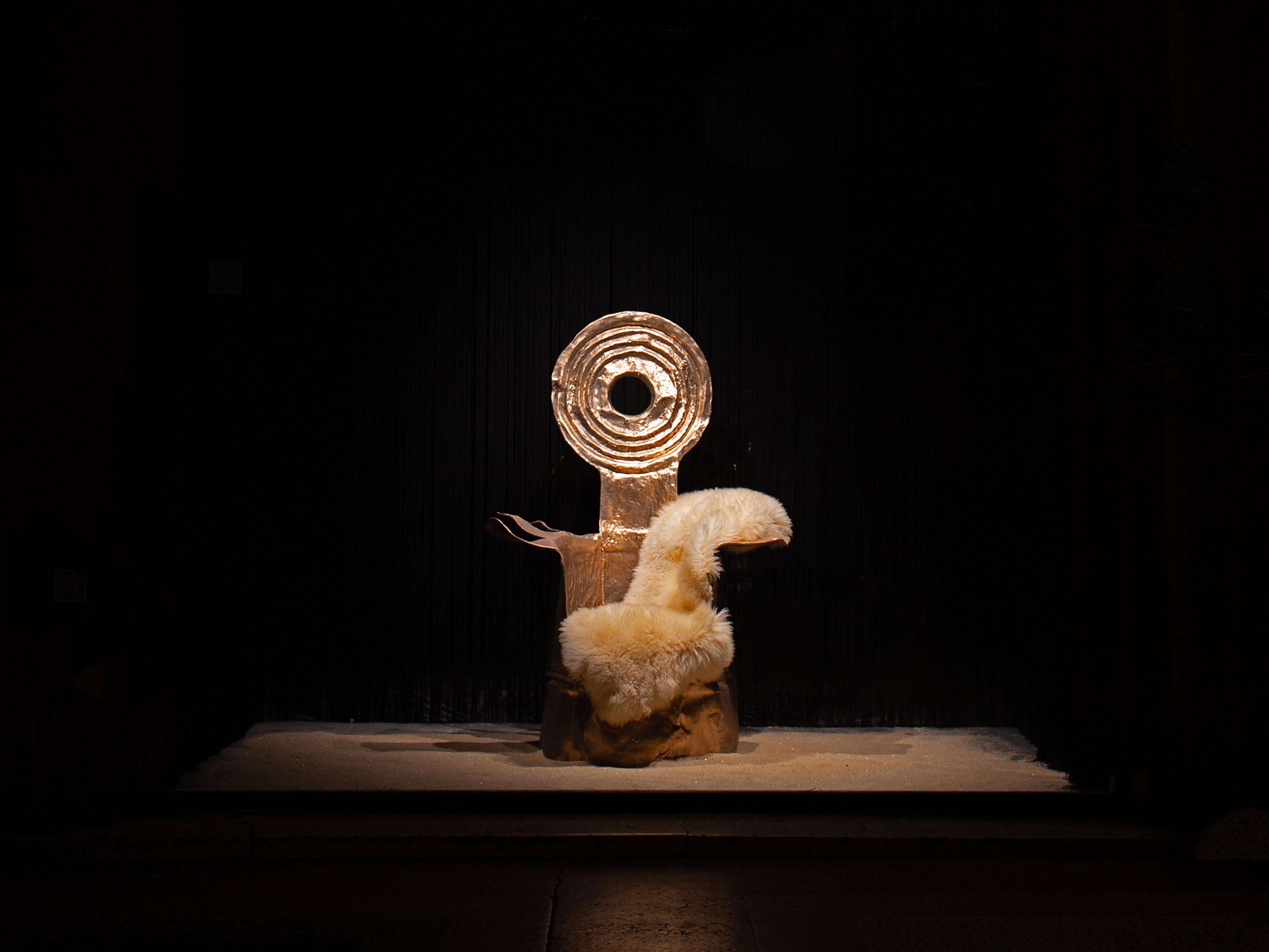 Fauteuil Margarita en bronze par Roberto Matta Paradisoterrestre Edition en vente 7