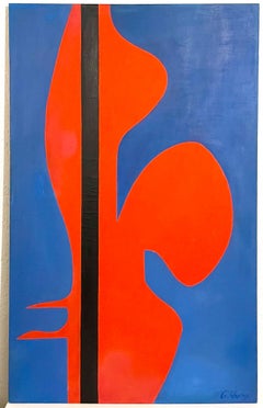 Large Bold Abstract Expressionist Painting Margarita Gibbons Met Opera Ballet