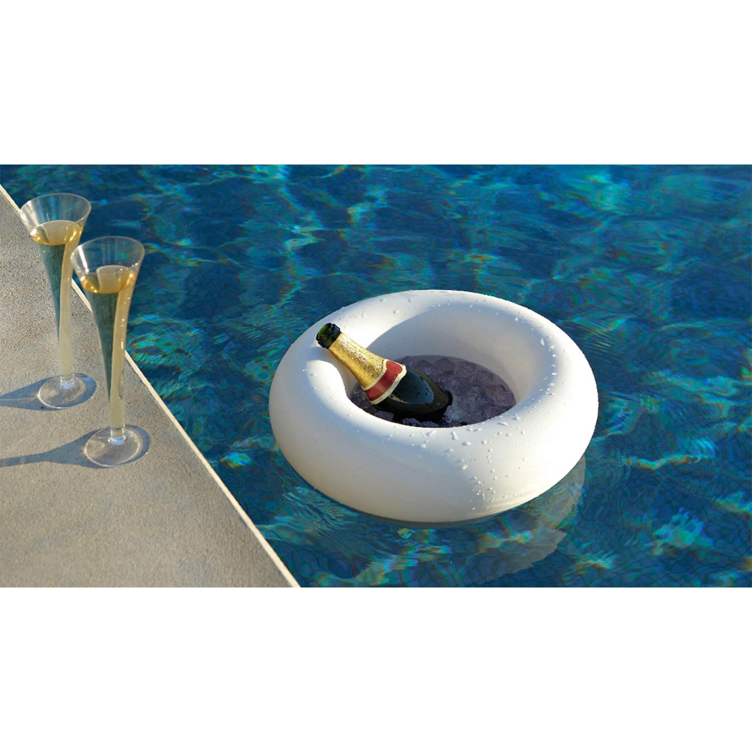 Post-Modern Margarita Lime Green Floating Bottle Rack by Valerio Sommella For Sale