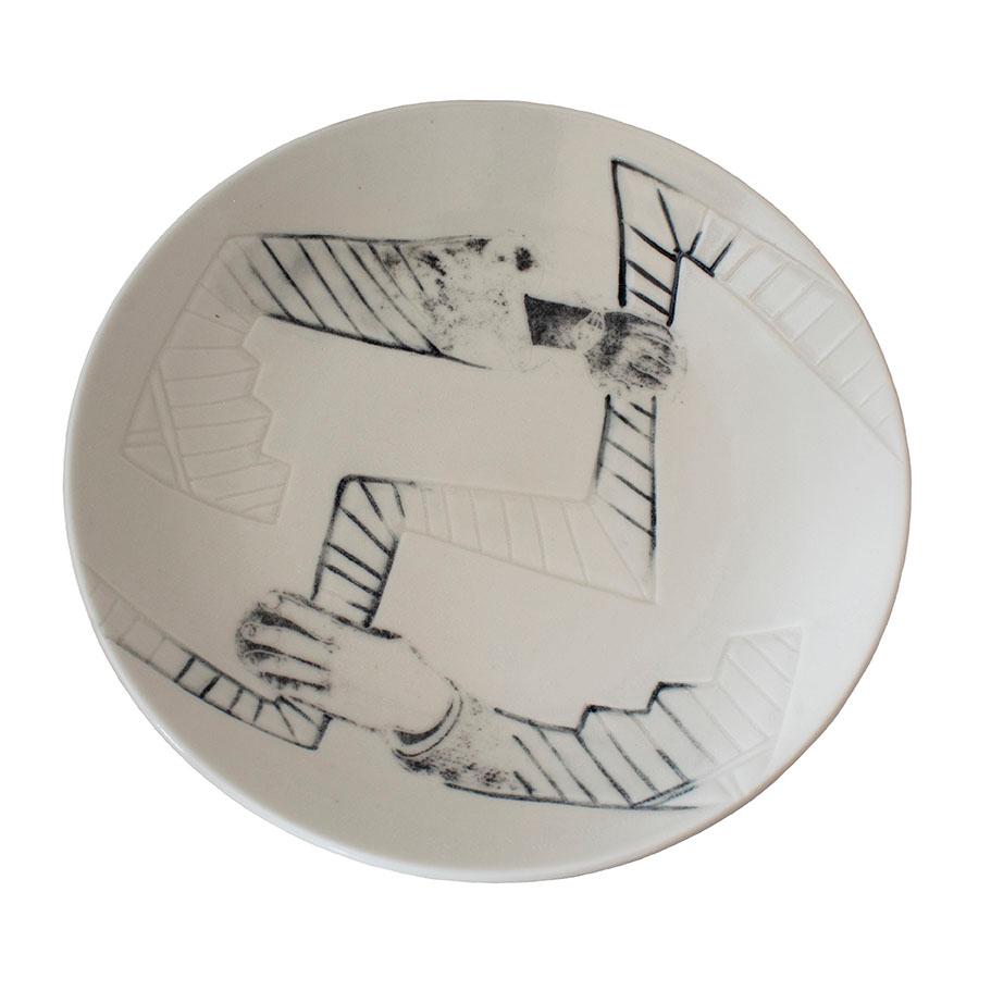 Margarita Paz-Pedro Abstract Sculpture - Plate and Sherds #2