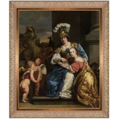 Margarita Trip as Minerva, after Oil Painting by Baroque artist Ferdinand Bol