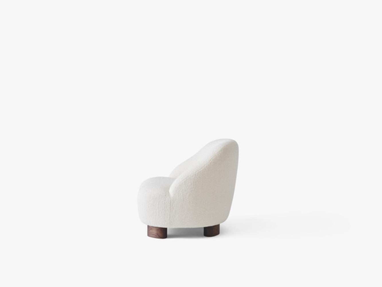 Lithuanian Margas LC1 Lounge Chair - Walnut & C.O.M - by Louise Liljencrantz for &Tradition For Sale