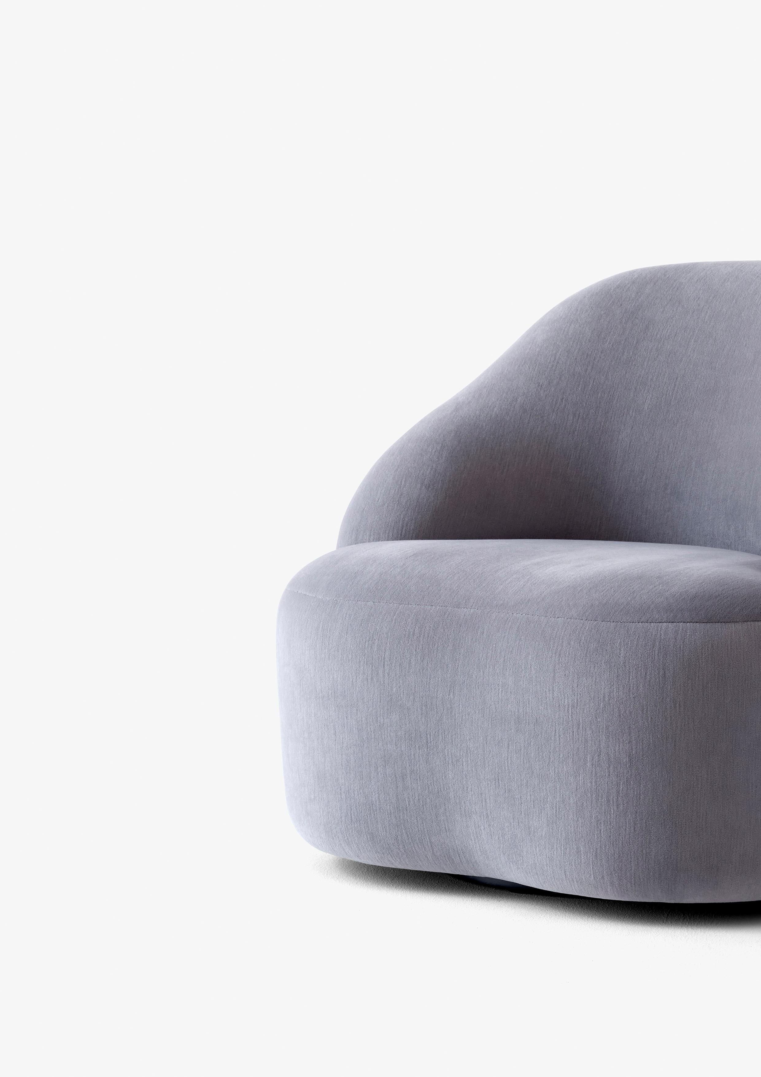 XXIe siècle et contemporain Chaise longue Margas LC2-Kvadrat Gentle 133 de Louise Liljencrantz pour &Tradition en vente