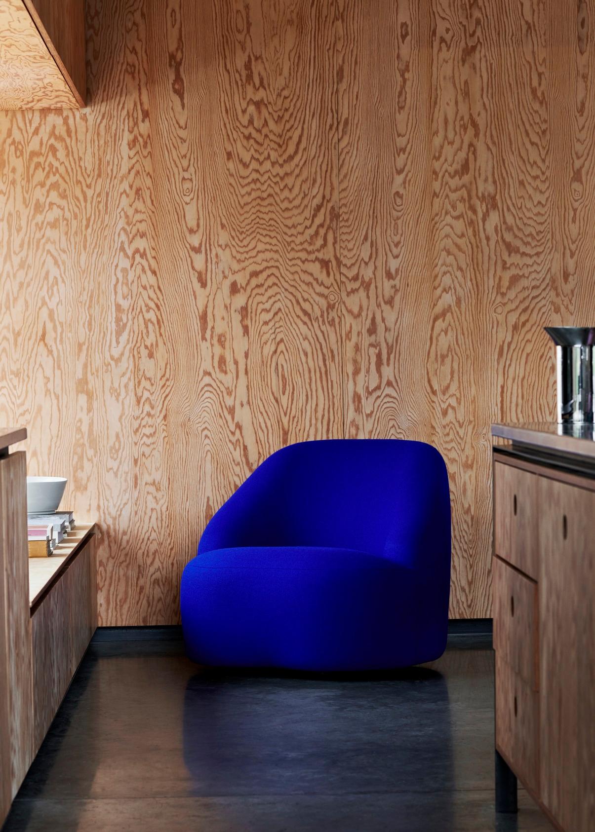 Silla de salón Margas LC2, Kvadrat Hallingdal 0753, de  Louise Liljencrantz para &T Siglo XXI y contemporáneo en venta