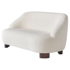 Margas LC3 Sofa in Walnut & Karakorum 001 by Louise Liljencrantz for &Tradition