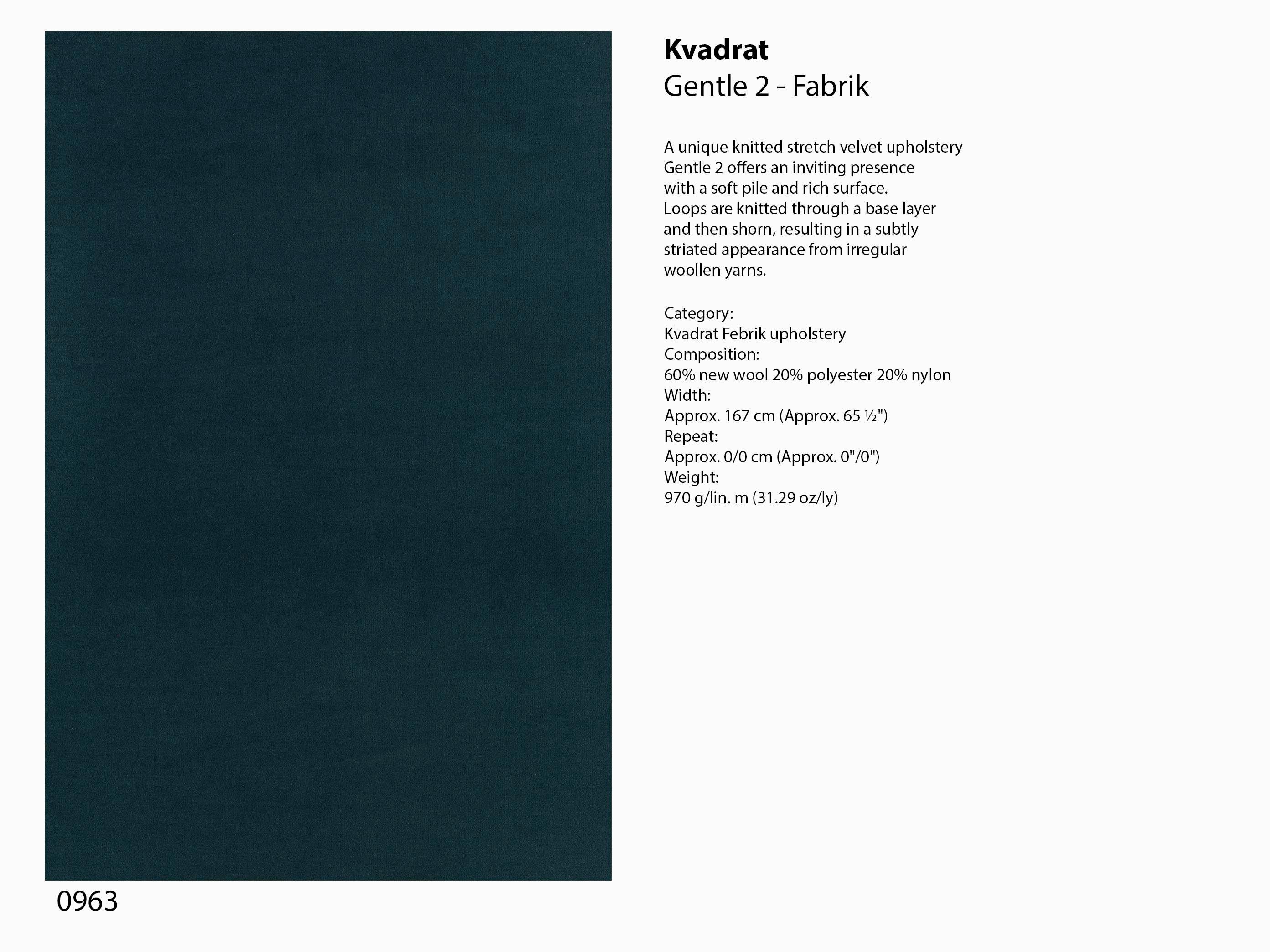 Margas - Nogal y Kvadrat Fabrik Gentle 2 - 0963 by Louise Liljencrantz Escandinavo moderno en venta
