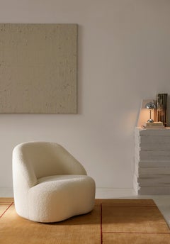 Chaise longue MargasLC2-Karakorum 007-Ecume de Louise Liljencrantz pour &Tradition