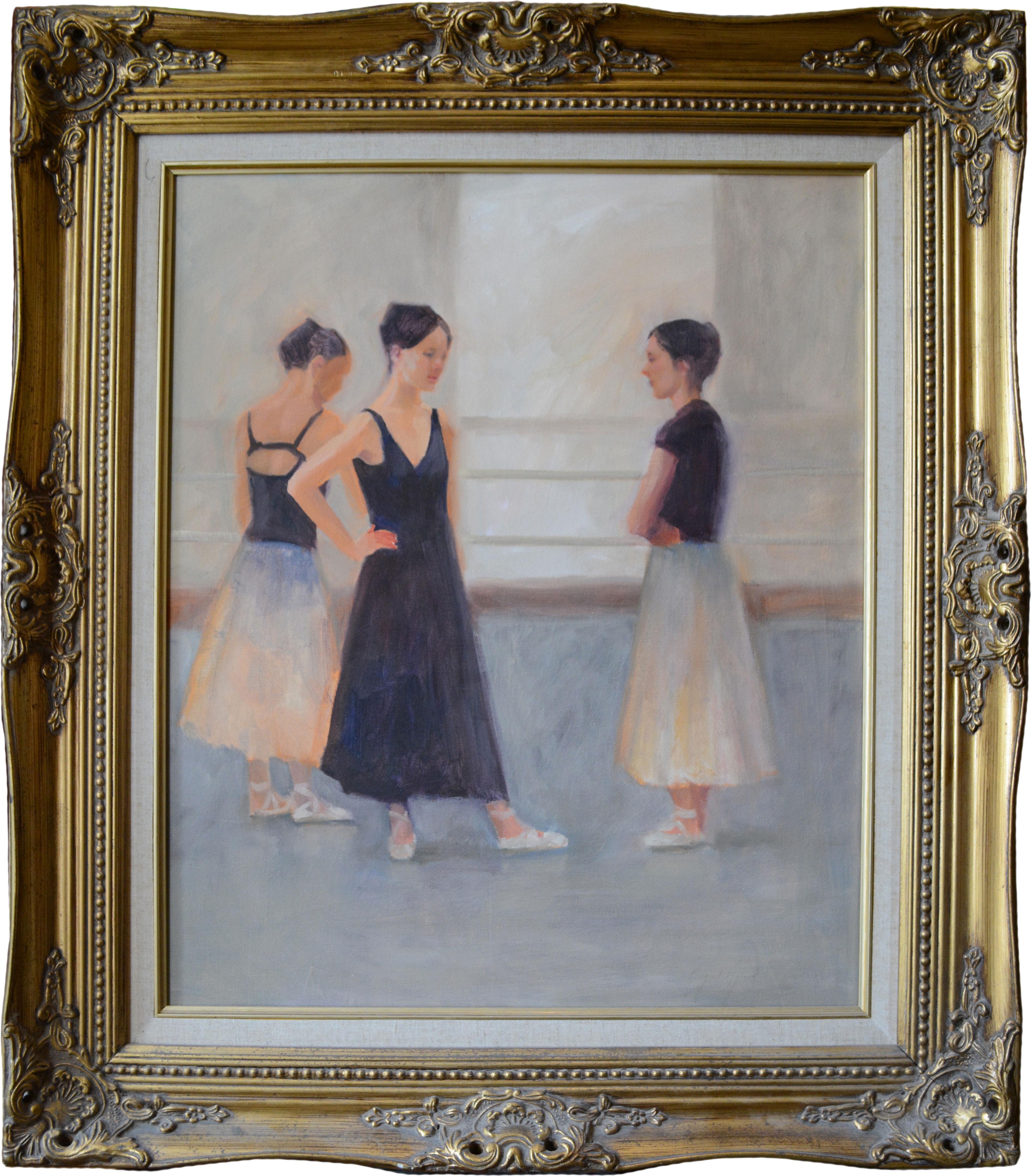 Ballet Talk - Painting by Margaut Aycock