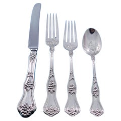 Vintage Margaux by Towle Sterling Silver Flatware Set 12 Service 51 pcs Dinner Grapes