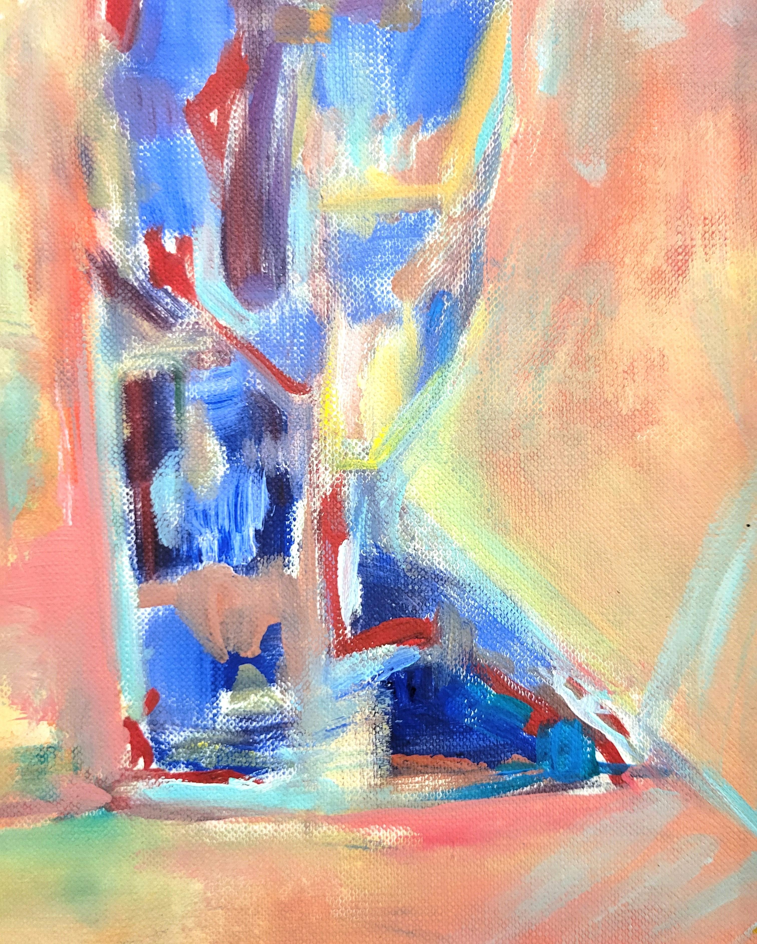 Metamorfosis /// Pintura al óleo expresionista abstracta contemporánea Artista femenina 7