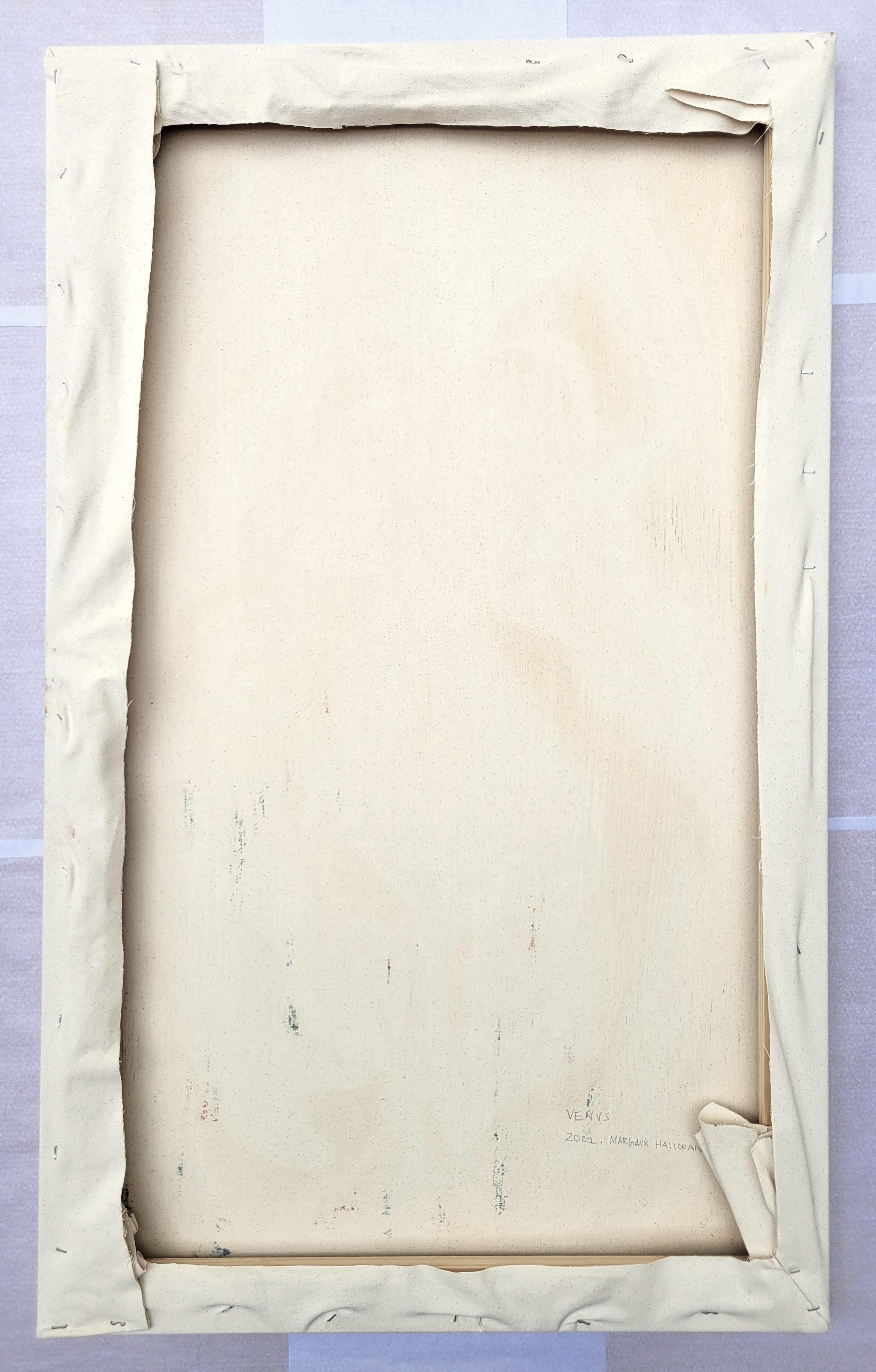 Venus /// Zeitgenössischer abstrakter Expressionismus Künstlerin Malerei Farbenfroh im Angebot 8