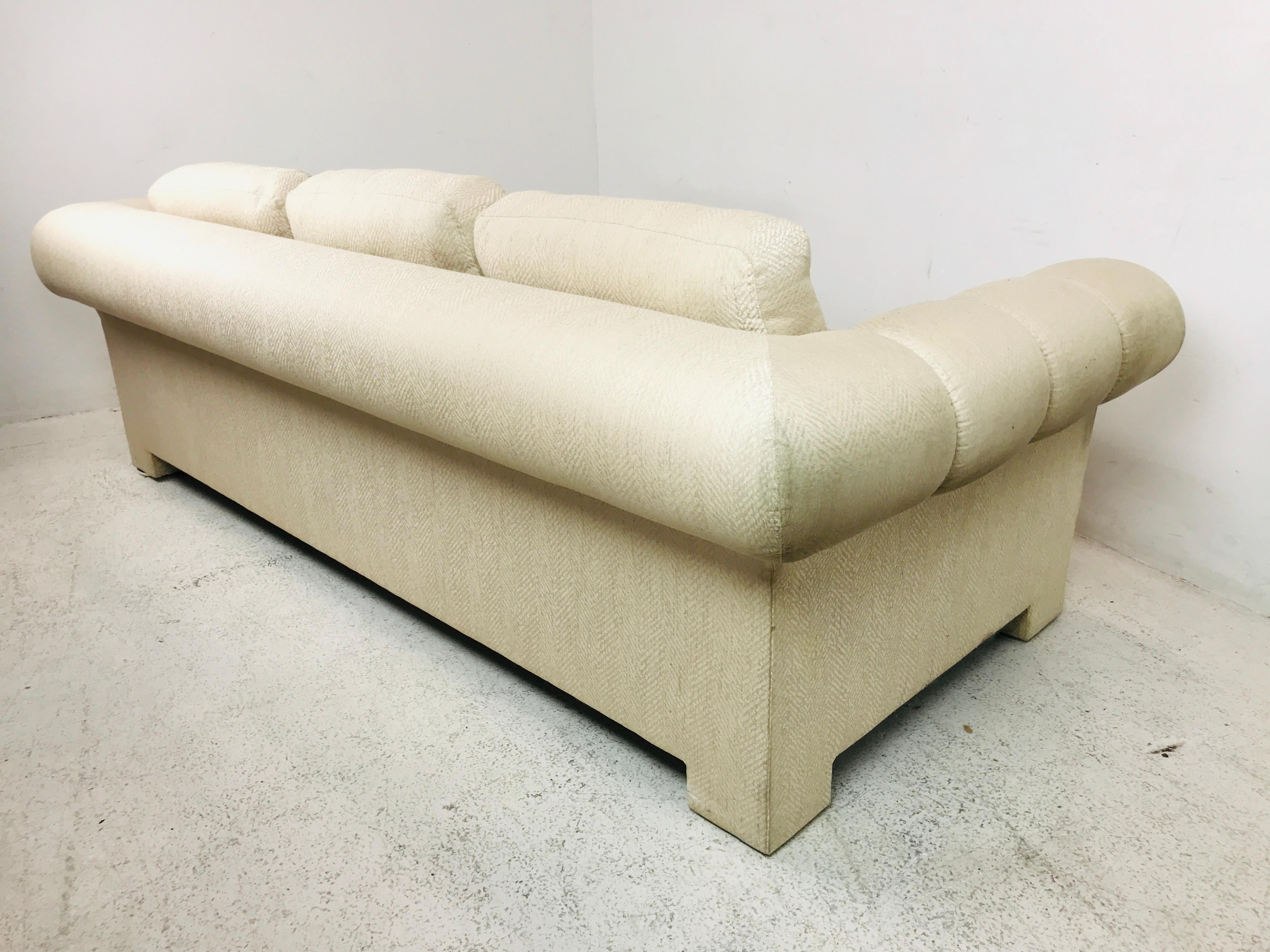 Upholstery Marge Carson 1980s Sofa