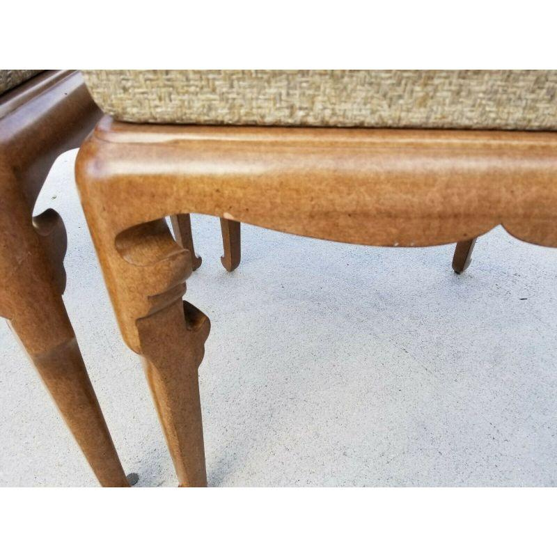 Late 20th Century Marge Carson Elephant Legged Side End Tables For Sale
