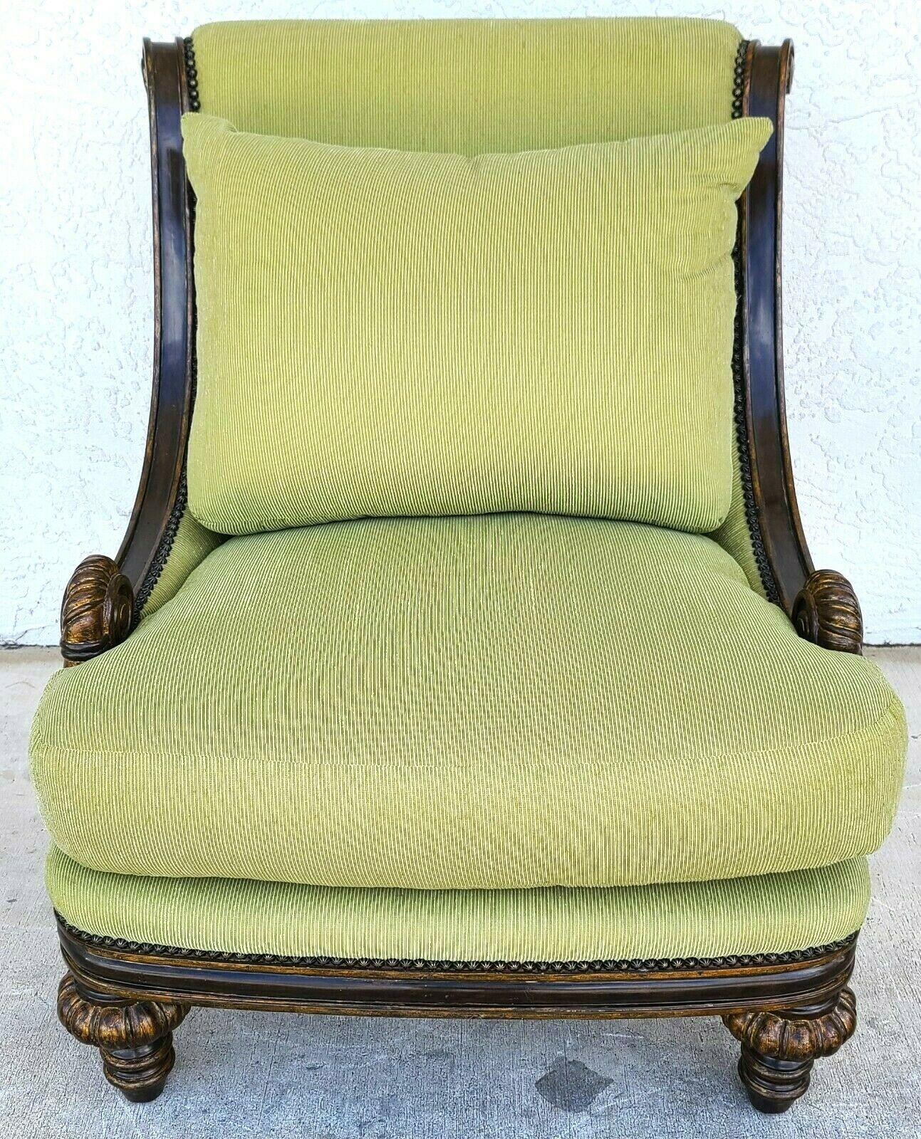 Marge Carson Huntington Manor Statement Lounge Chair Model HT49 For Sale 1