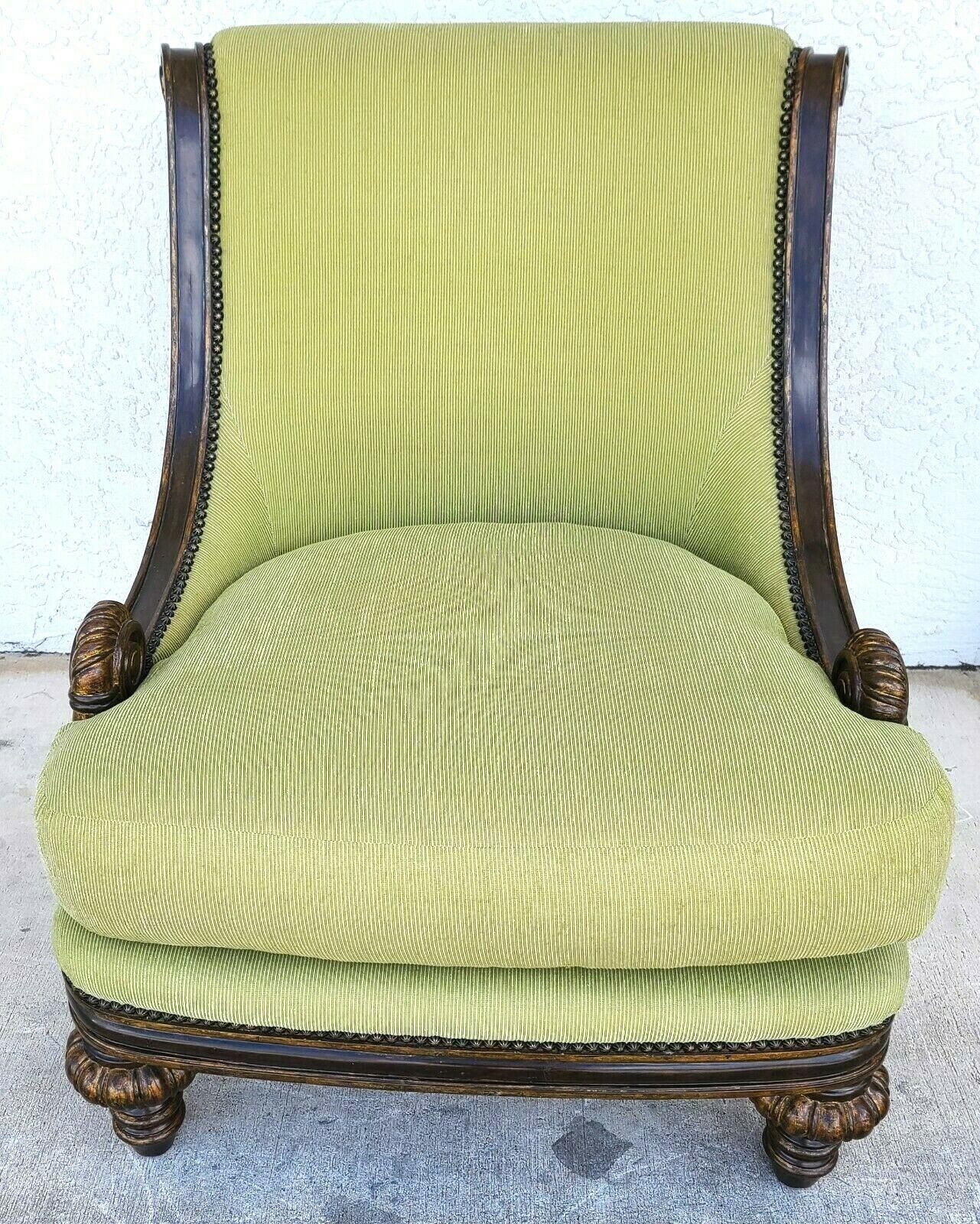 Fauteuil de salon d'exception Marge Carson Huntington Manor modèle HT49 en vente 2