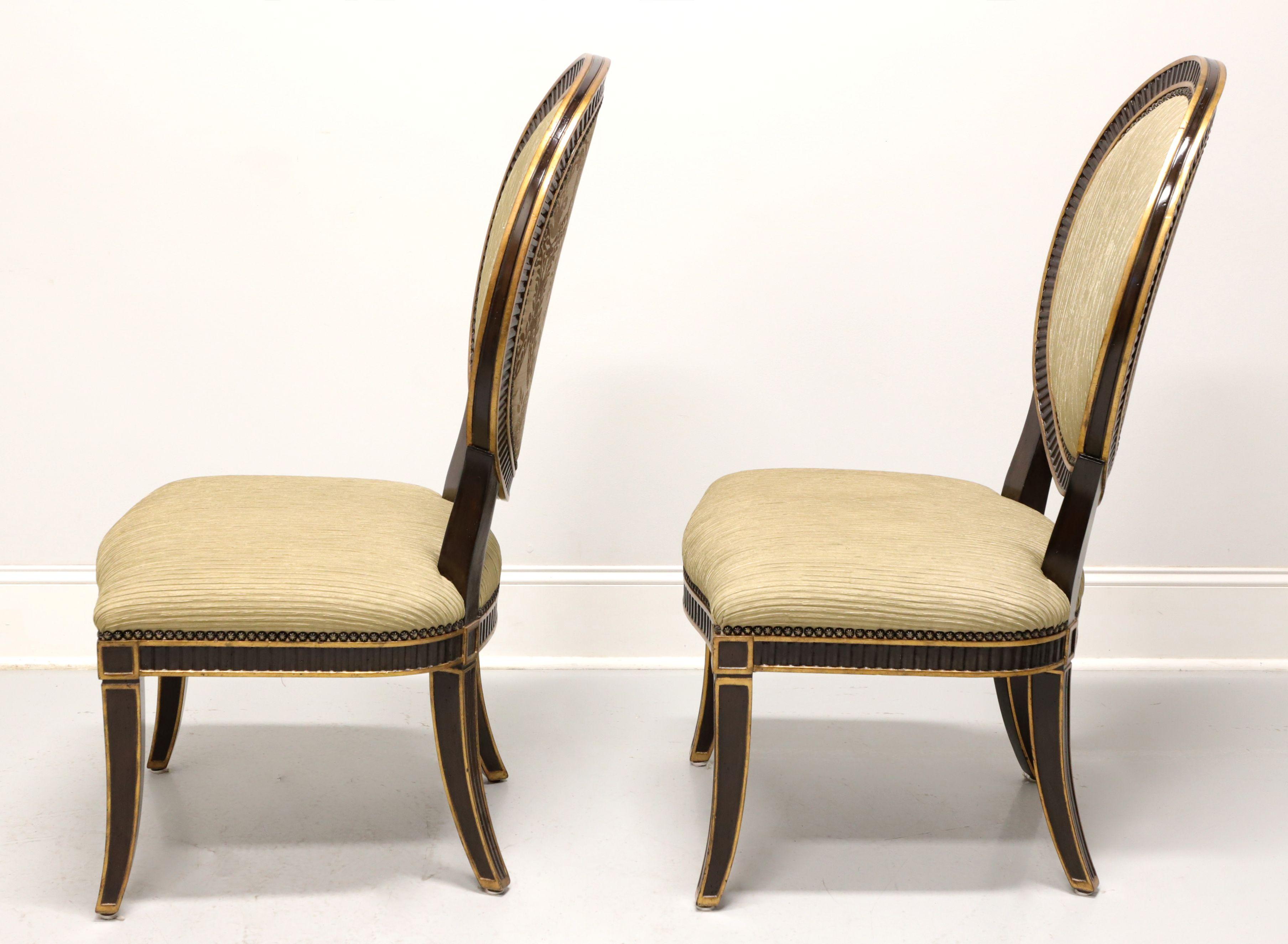 French Provincial MARGE CARSON Rue Royale Contemporary French Dining Side Chairs - Pair A