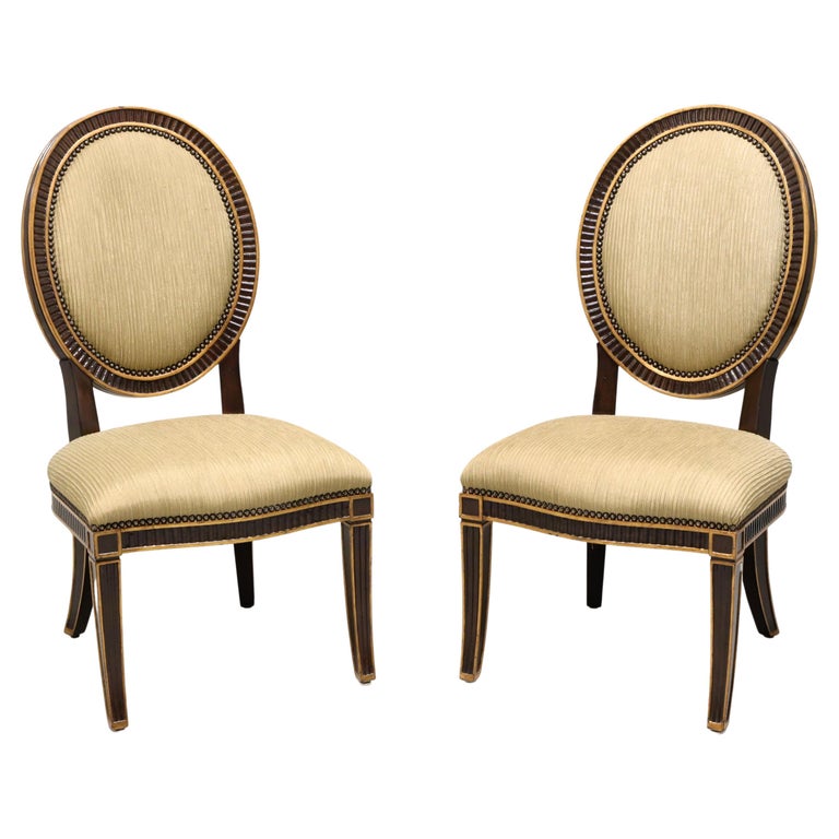 MARGE CARSON Rue Royale Contemporary French Dining Side Chairs Pair A