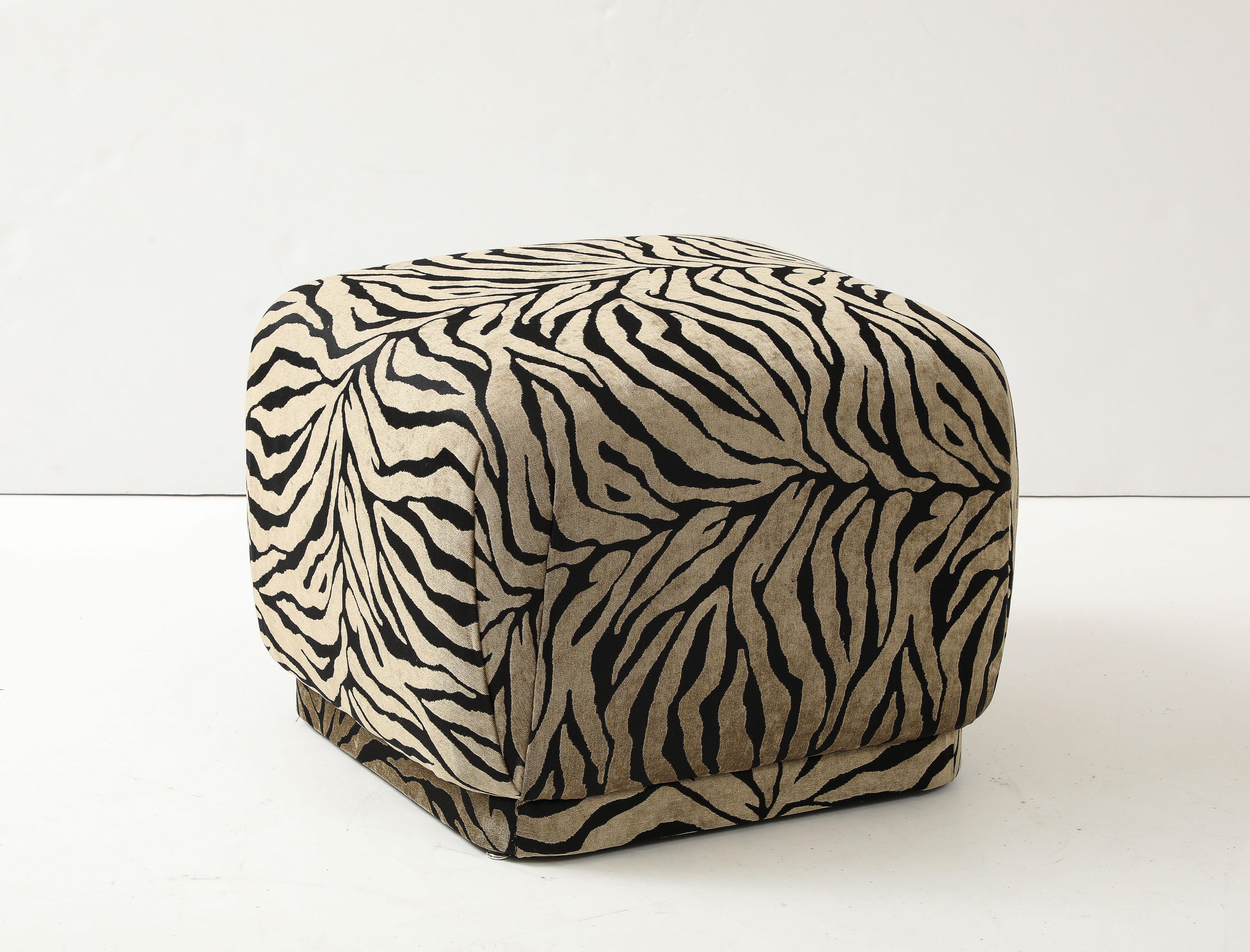 American Marge Carson, Scalamandre Upholstered Pouf