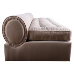 Marge Carson Slipper Sofa in Mohair