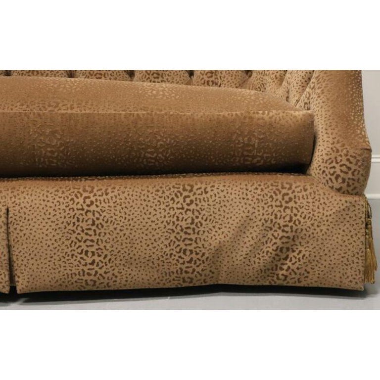 MARGE CARSON Transitional 74" Button Tufted Sofa For Sale at 1stDibs carson leather sofa