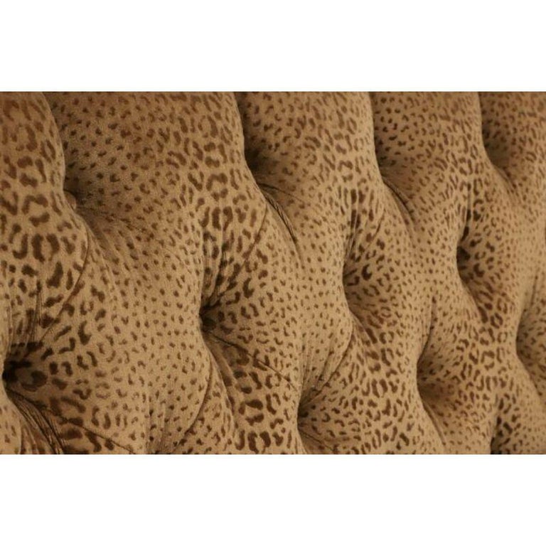 MARGE CARSON Transitional 74" Button Tufted Sofa For Sale at 1stDibs