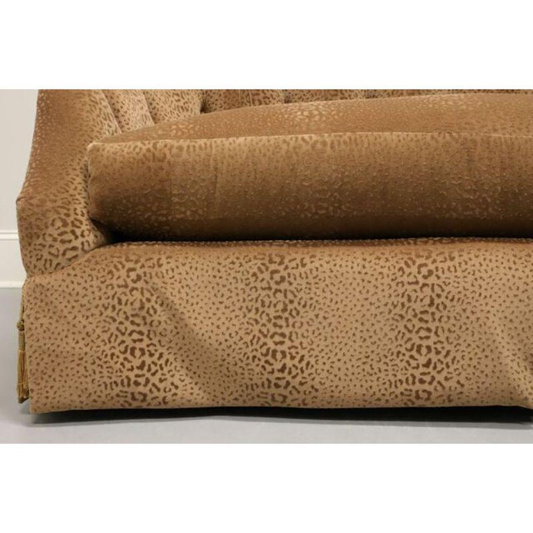 MARGE CARSON Transitional 74" Button Tufted Sofa For Sale at 1stDibs