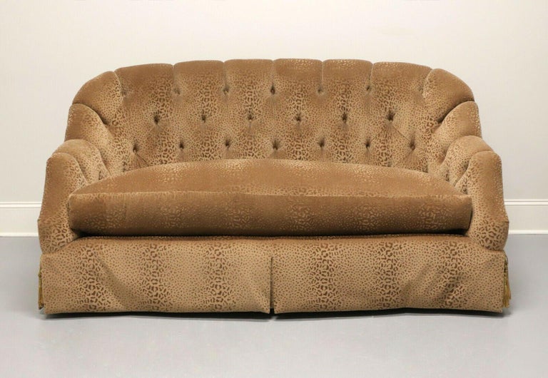 MARGE CARSON Transitional 74" Button Tufted Sofa For Sale at 1stDibs